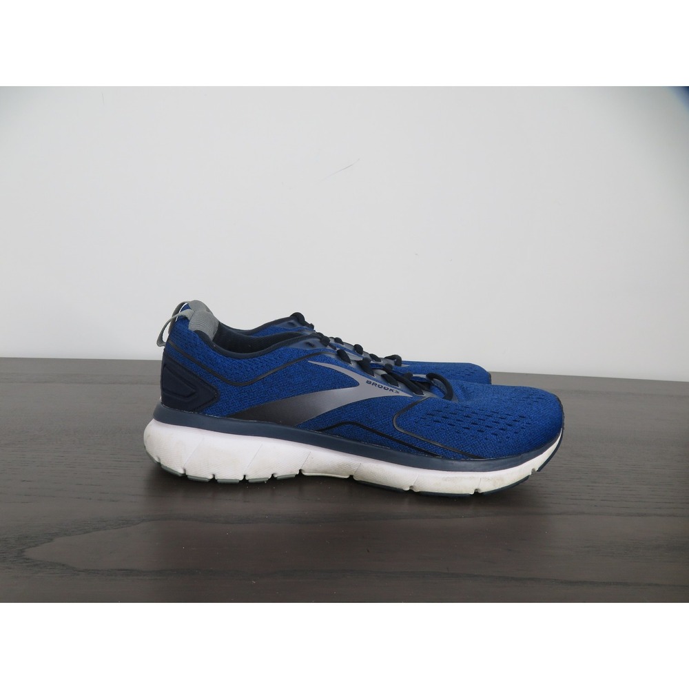 Brooks Transmit 3 Mens 10 Blue Road Running Sneakers 1103631D431